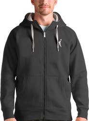 ANTIGUA Men's Antigua Charcoal WNBA Logowoman Victory Full-Zip Hoodie
