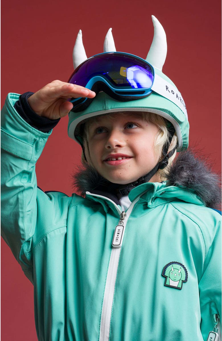 Roarsome Helmet Cover, Alternate, color, Green