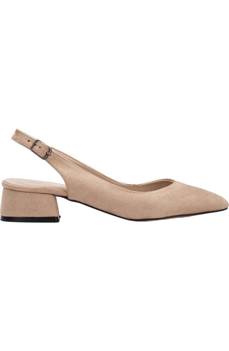 Forever & Always Shoes Emma Slingback Flat Heels, Main, color, Beige