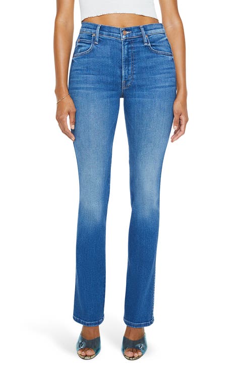 Smokin' Double Sneak Straight Leg Jeans (Nip It In the Bud)