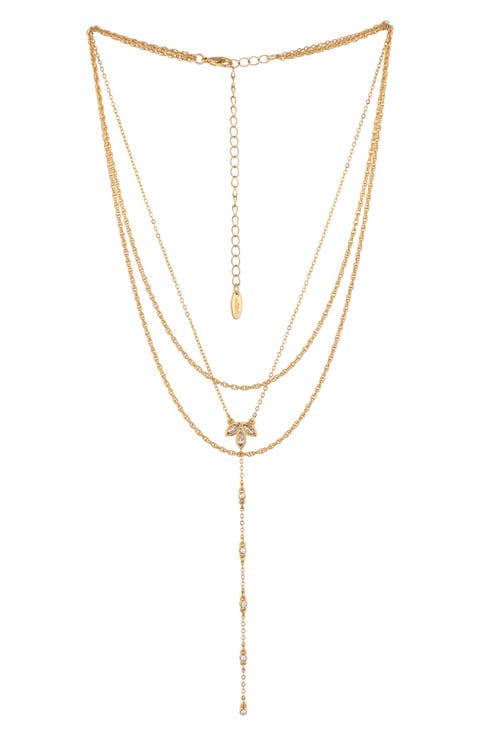 CZ Layered Chain Necklace