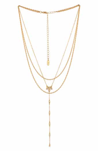Ettika CZ Layered Chain Necklace
