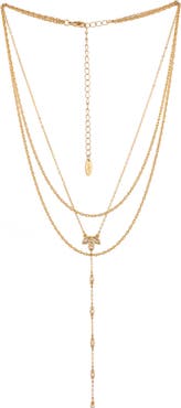 Ettika CZ Layered Chain Necklace