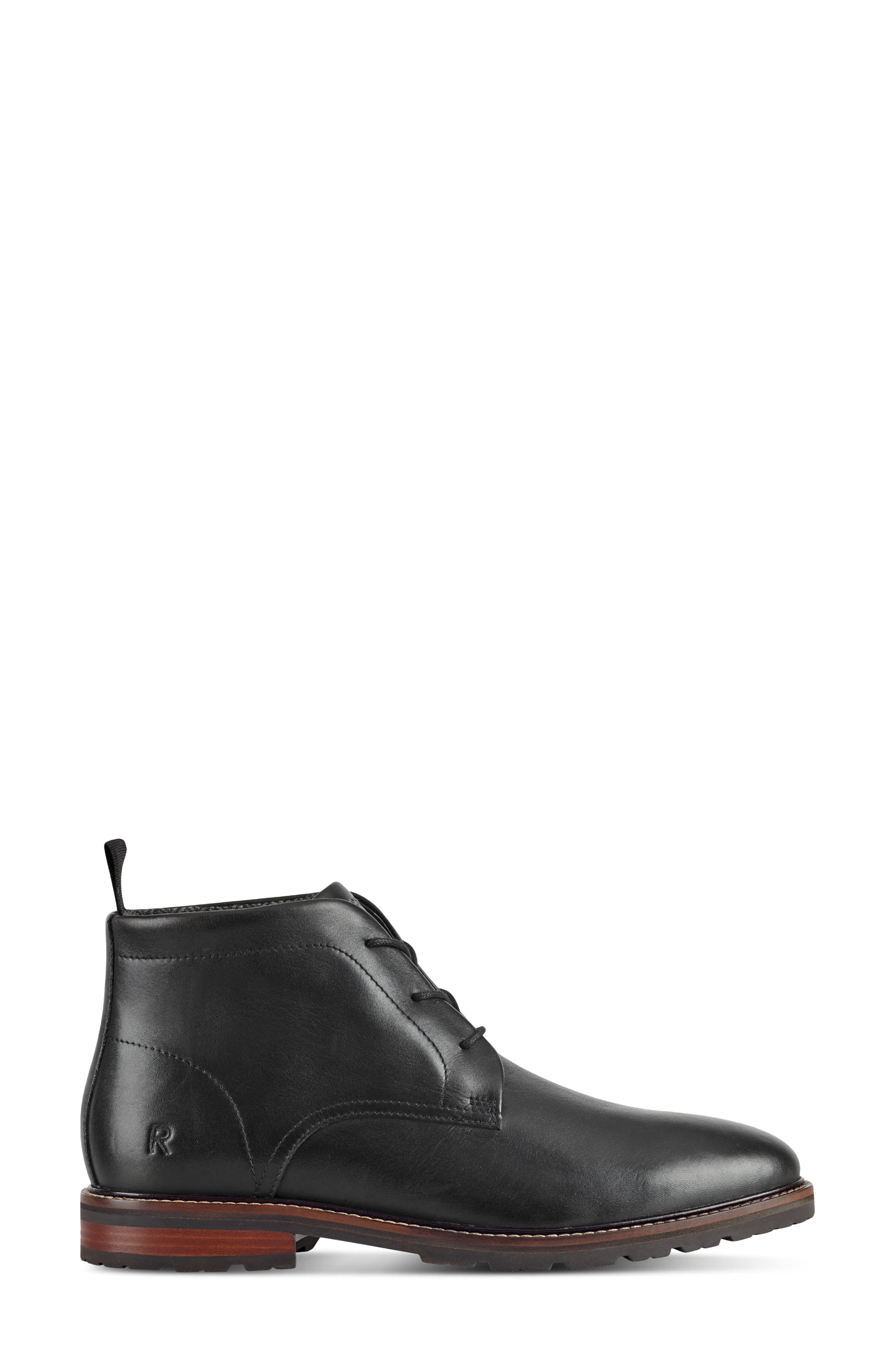 Rockport Caspe Lace-Up Boot, Alternate, color, Black