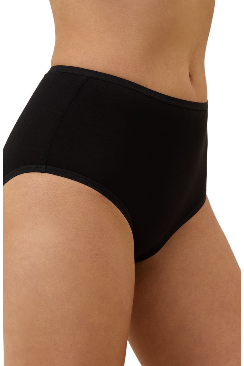 Everyday High Rise Brief 5-Pack, Alternate, color, Black