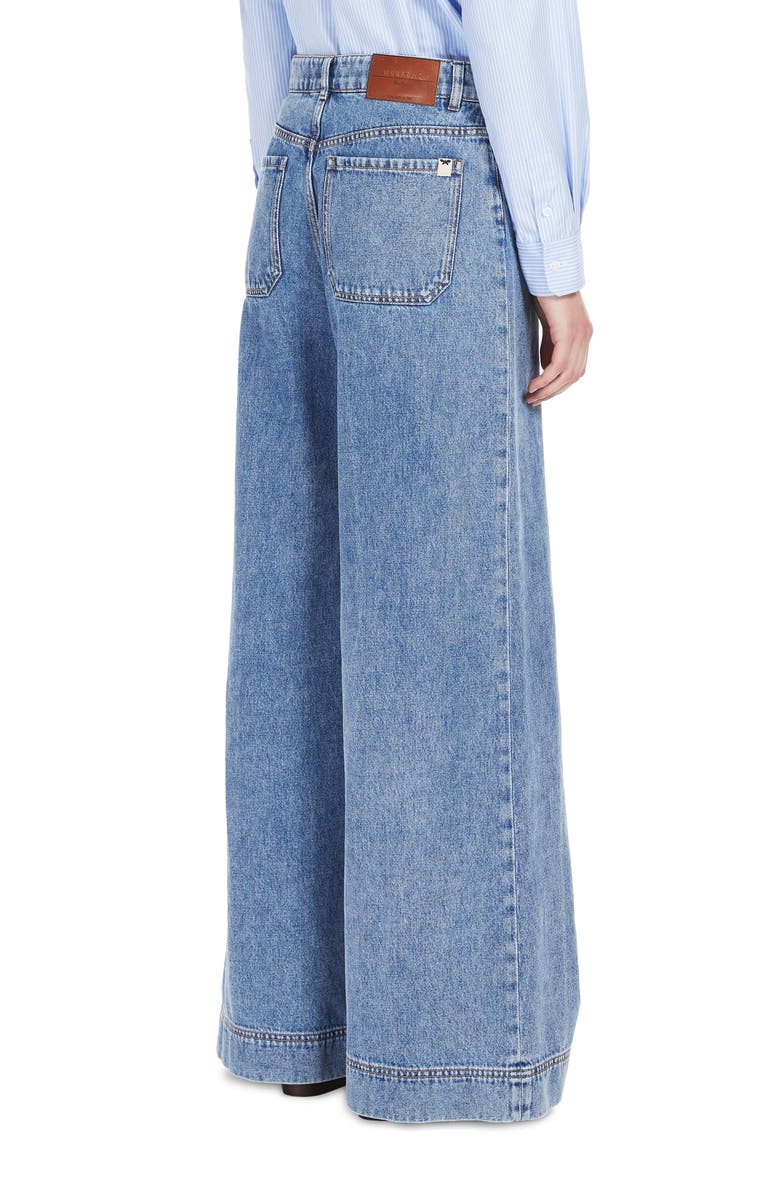 Weekend Max Mara Vega Wide Leg Jeans, Alternate, color, 
