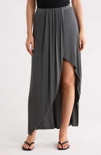 Gathered Maxi Skirt
