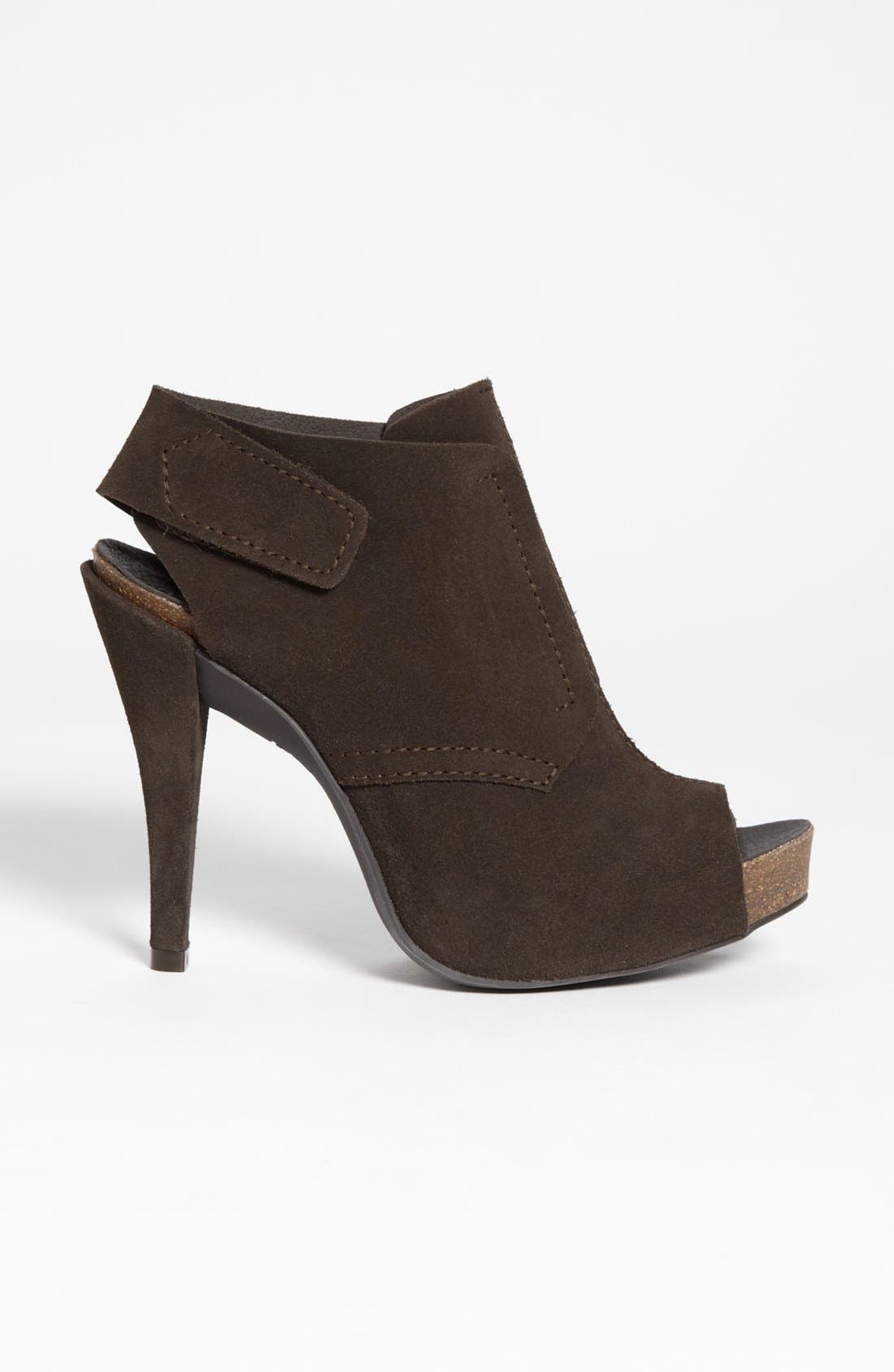 Open Toe Bootie, Alternate, color, SMOG