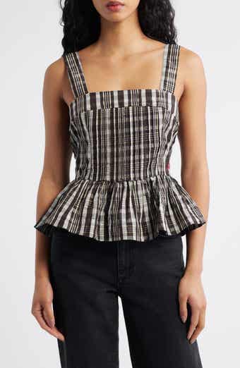 Thalia Peplum Tank