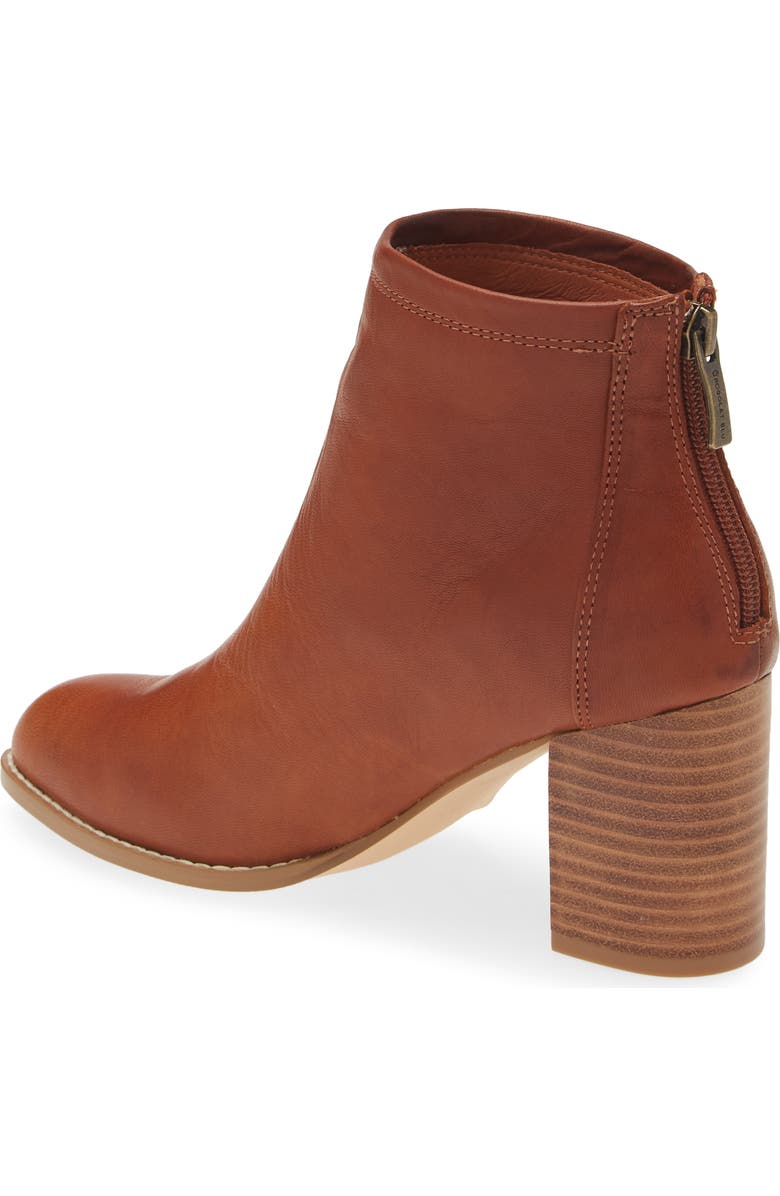 Chocolat Blu Alanna Bootie, Alternate, color, Brown Leather