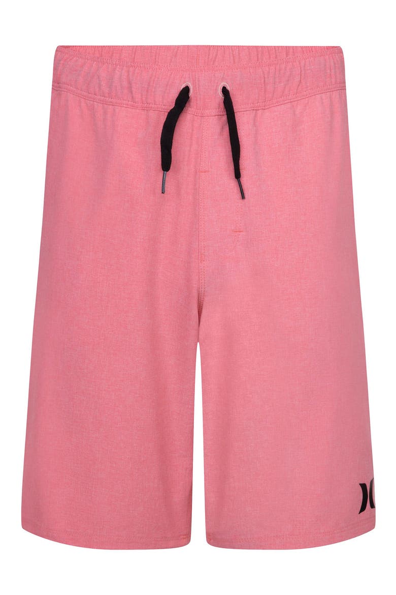Kids' Stretch Heathered Hybrid Shorts, Main, color, AFAFADED C