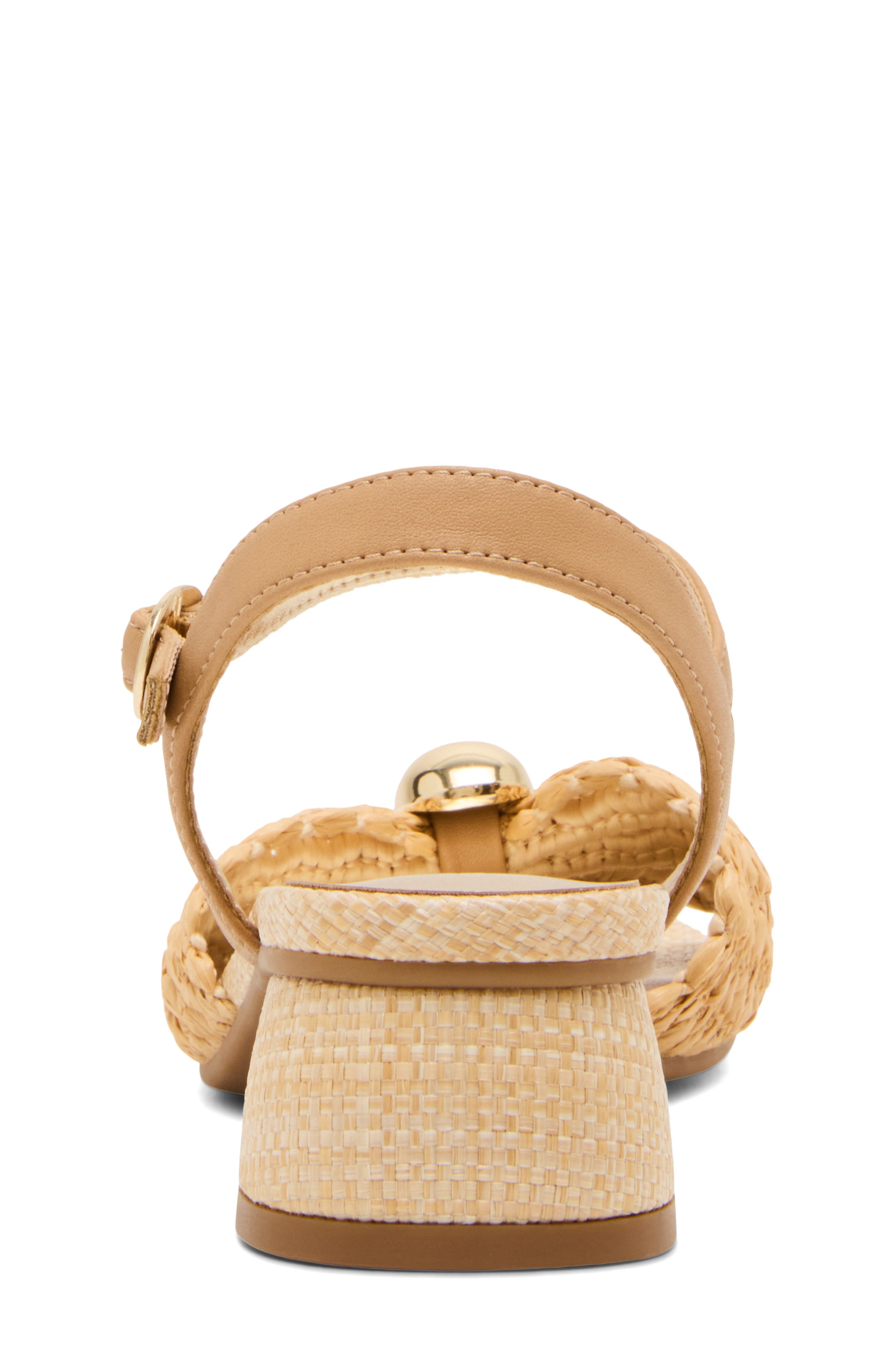 Steve Madden Kids' Jgolden Ankle Strap Sandal, Alternate, color, Natural Raffia