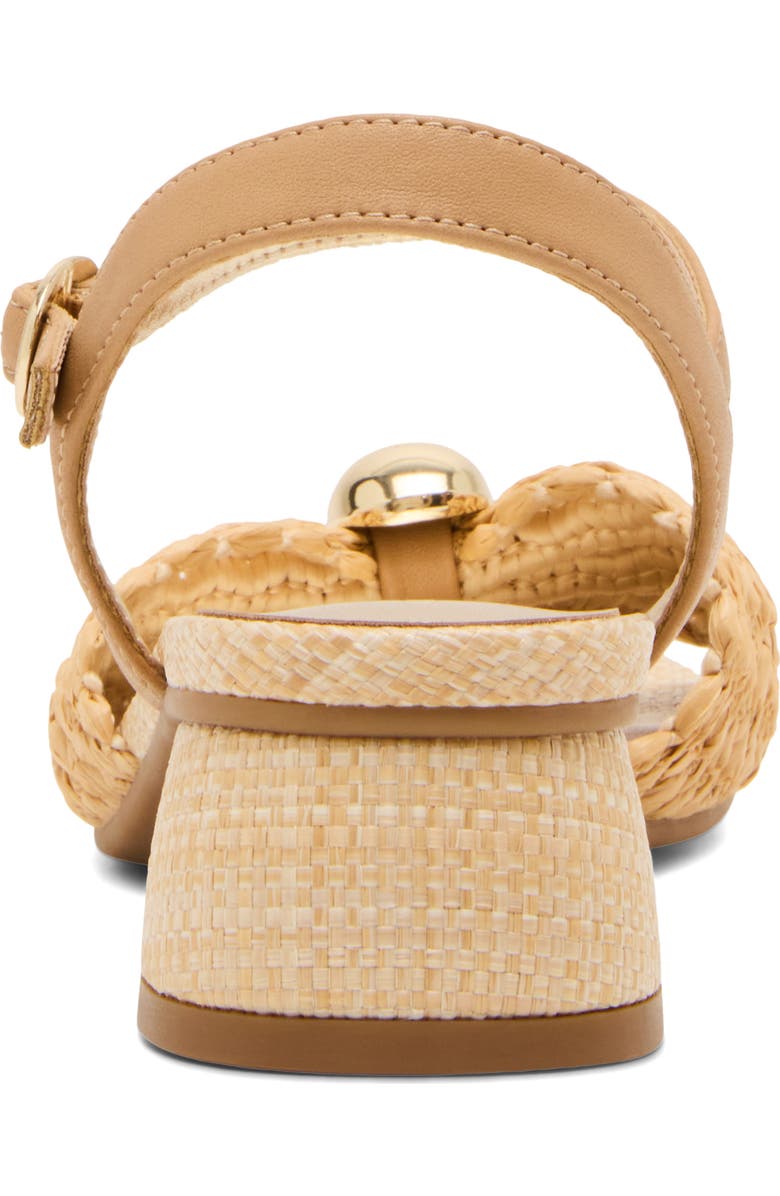 Steve Madden Kids' Jgolden Ankle Strap Sandal, Alternate, color, Natural Raffia