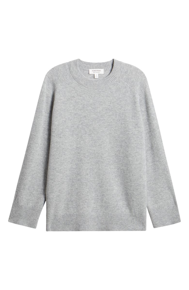Nordstrom Relaxed Cashmere Crewneck Sweater, Alternate, color, 