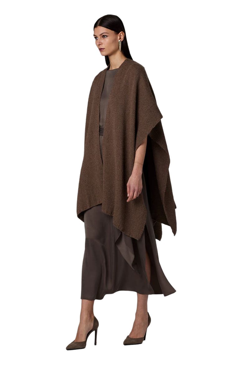 Solid Alpaca Duster, Alternate, color, Coffee