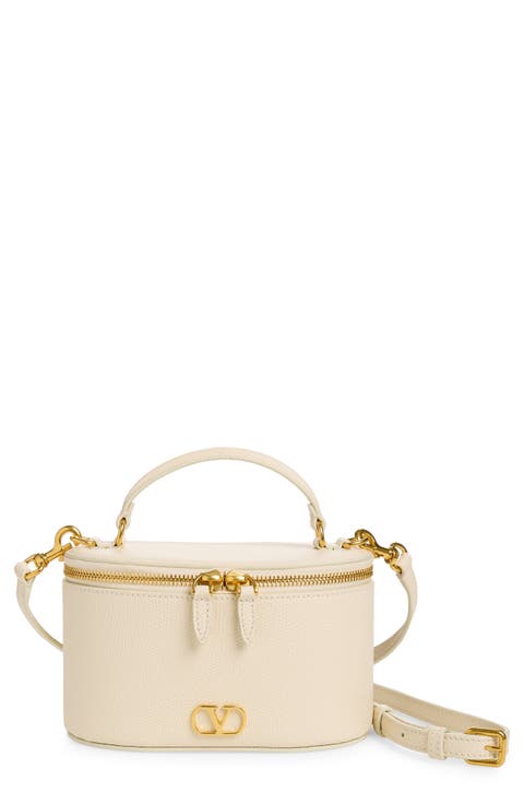 VLOGO Signature Leather Vanity Case