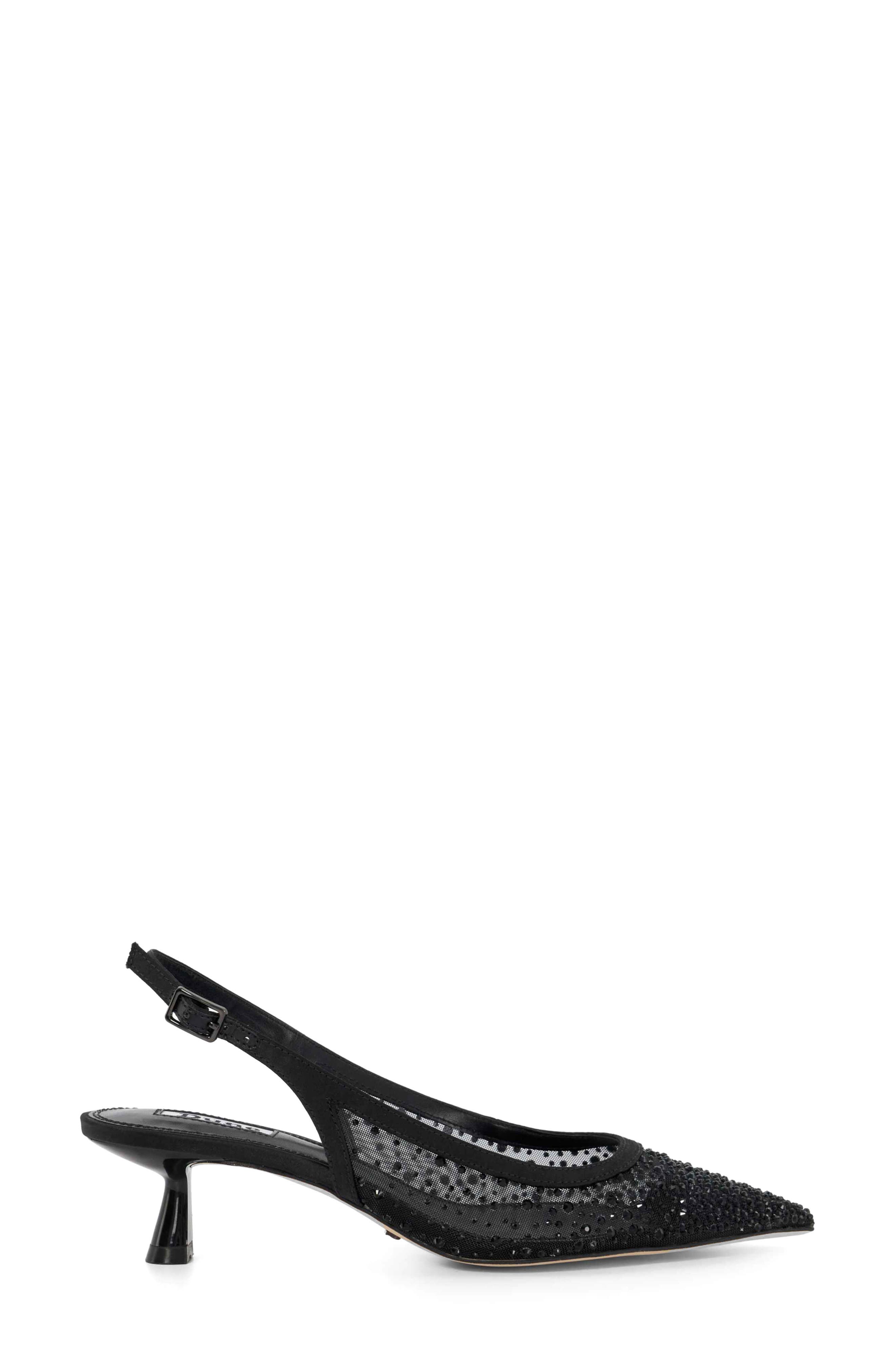 Dune London Ciana Slingback Pointed Toe Kitten Heel Pump, Alternate, color, 