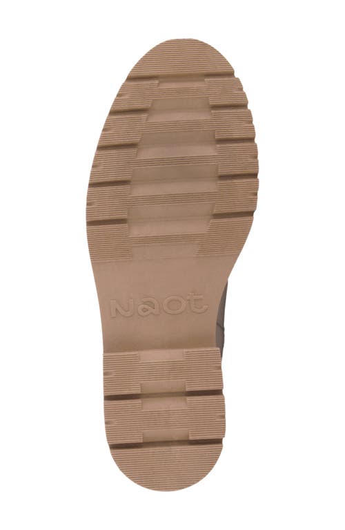 Naot Main Platform Bootie In Ivory Leather