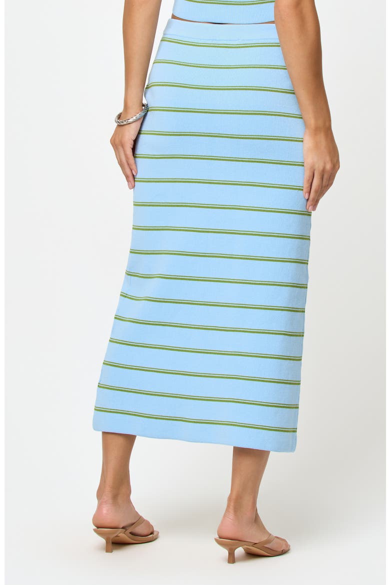 Ravello Stripe Rib Cover-Up Skirt, Alternate, color, BARBADOS STRIPE