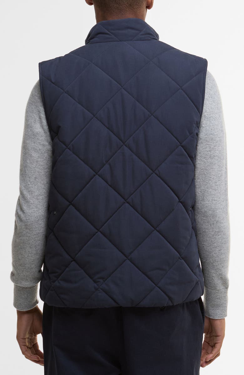 Barbour City Chelsea Quilted Vest, Alternate, color, Dark Navy/ Midnight Oak