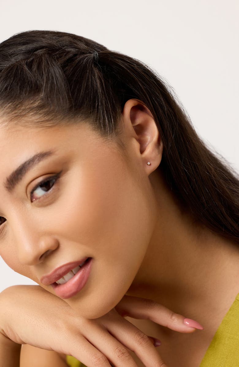 Ana Luisa Lab Grown Diamond Earrings - Gold Mini Diamond Studs, Alternate, color, Gold