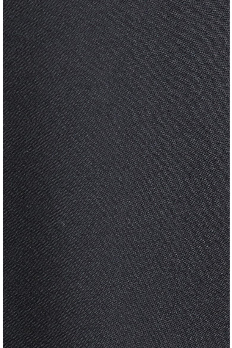 Peacha Belted Pleated High Waist Wide Leg Wool Pants, Alternate, color, BLACK