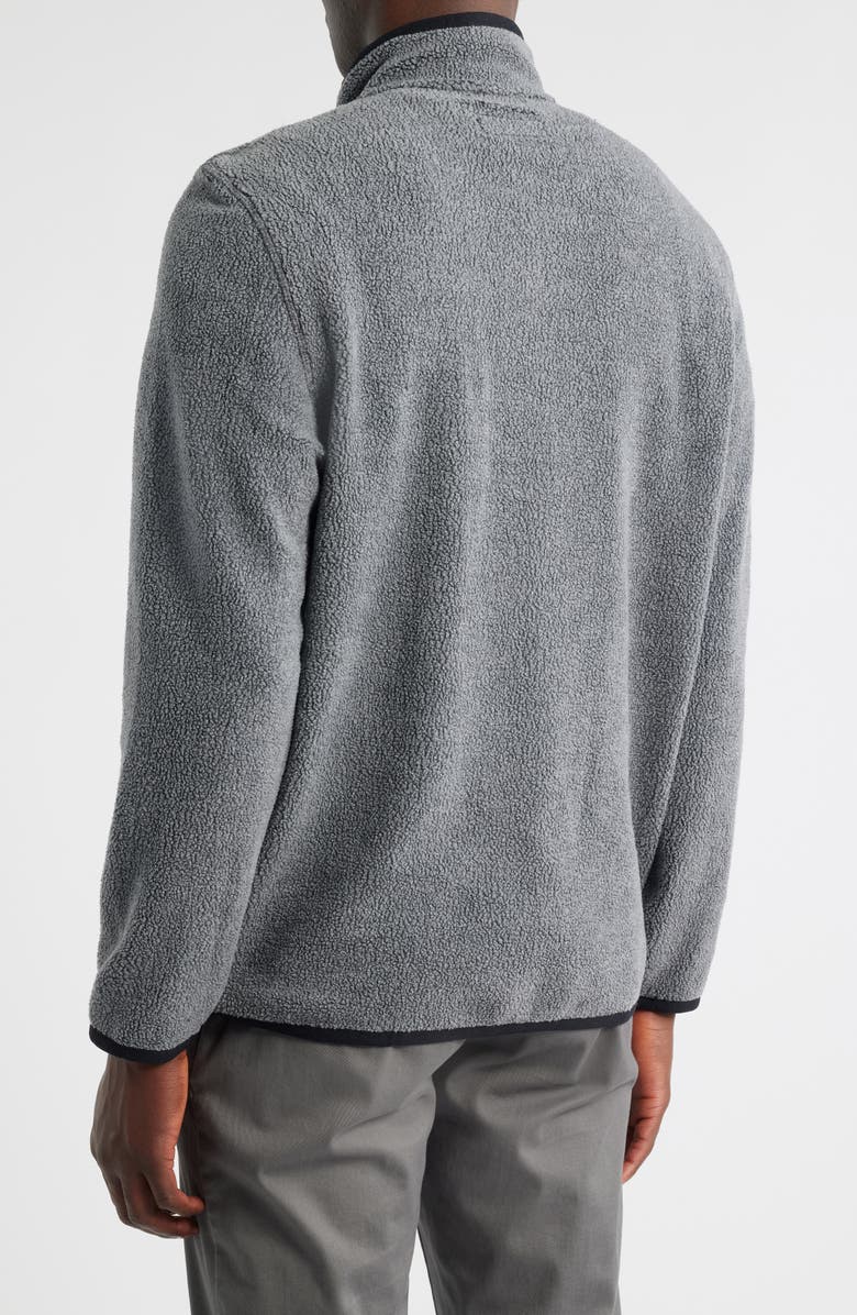 vineyard vines Bonfire Fleece Quarter Zip, Alternate, color, Gray Harbor