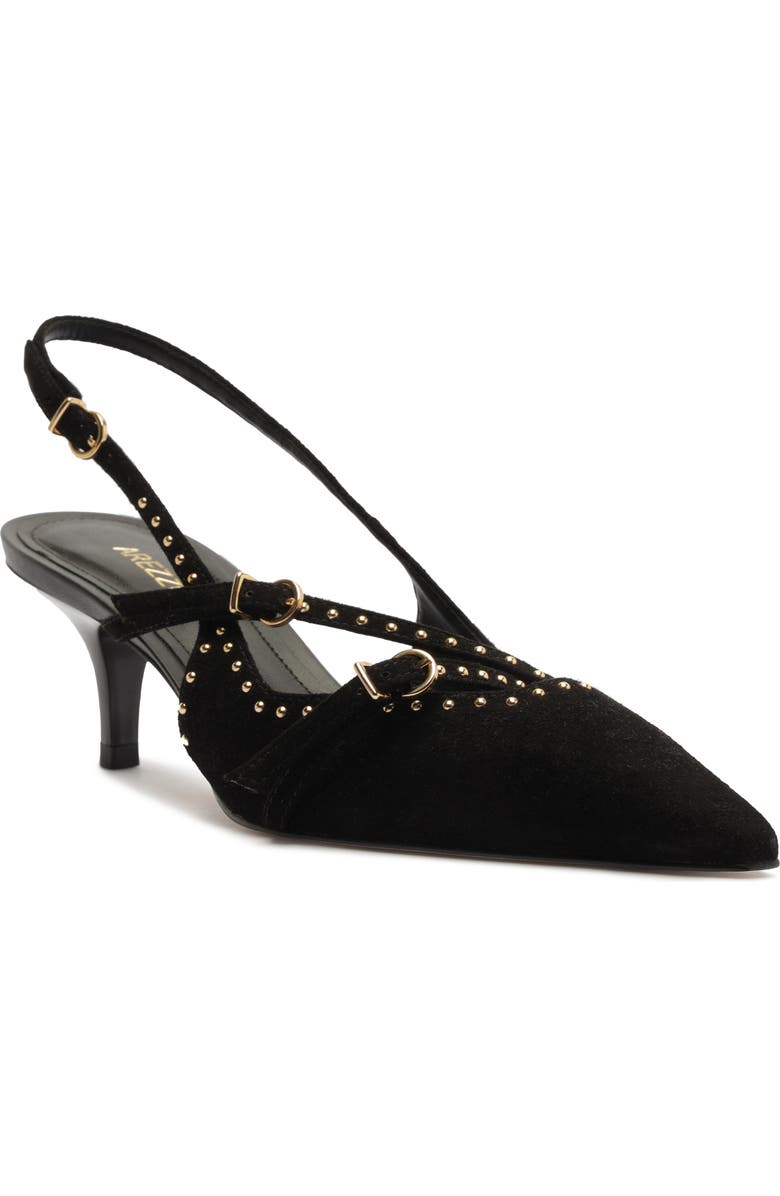 Arezzo Tiana Slingback Pump, Main, color, Black