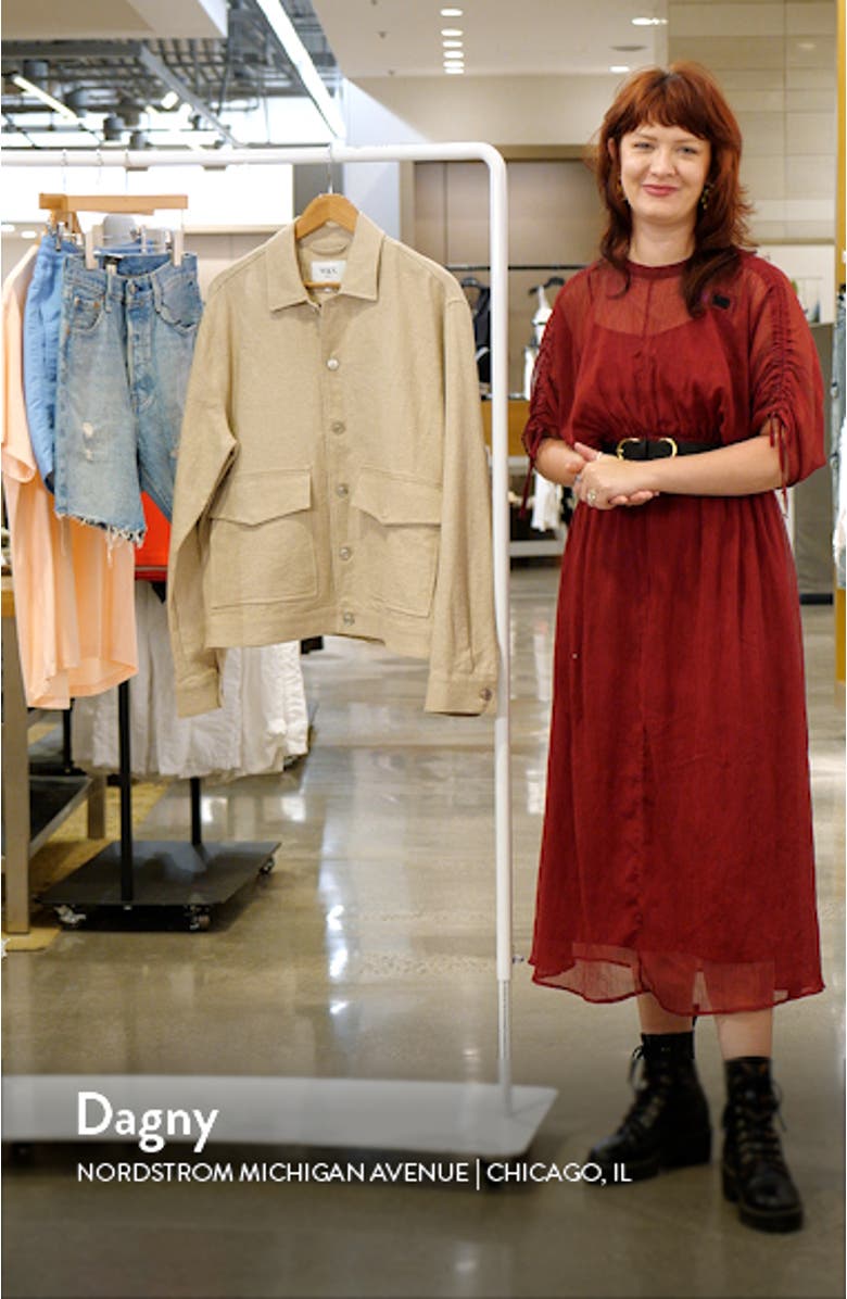 Mitford Linen & Cotton Shirt Jacket, sales video thumbnail