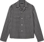 AllSaints Horton Plaid Cotton Button-Up Shirt