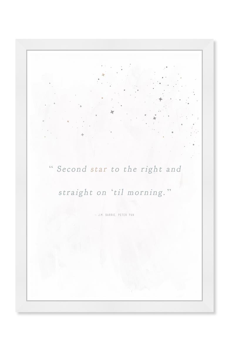 Wynwood Studio Second Star Gray Wall Art, Main, color, Gray