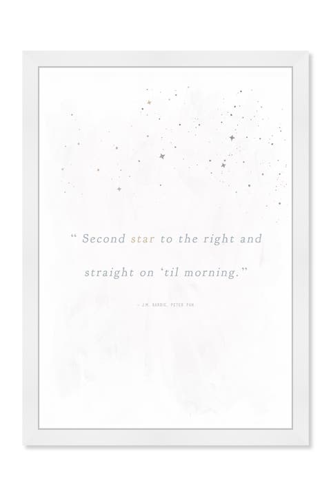 Second Star Gray Wall Art