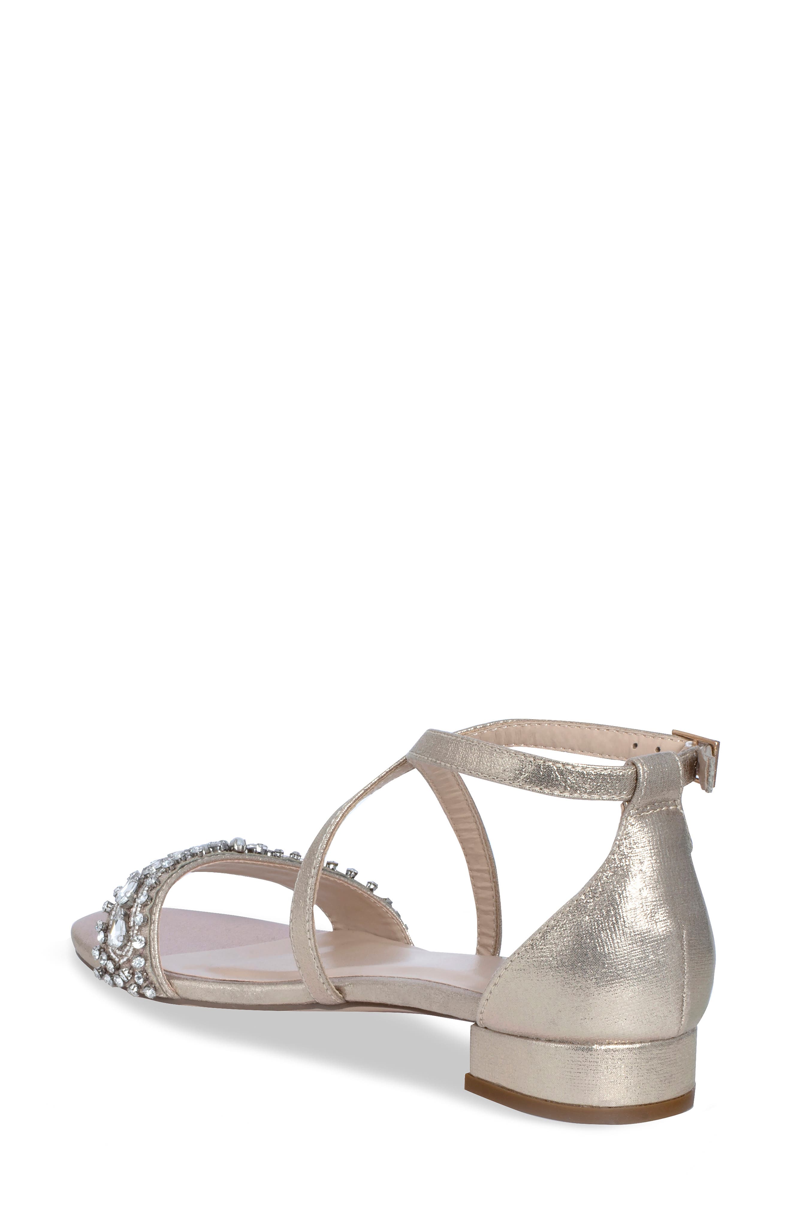 Elyse Sandal, Alternate, color, CHAMPAGNE