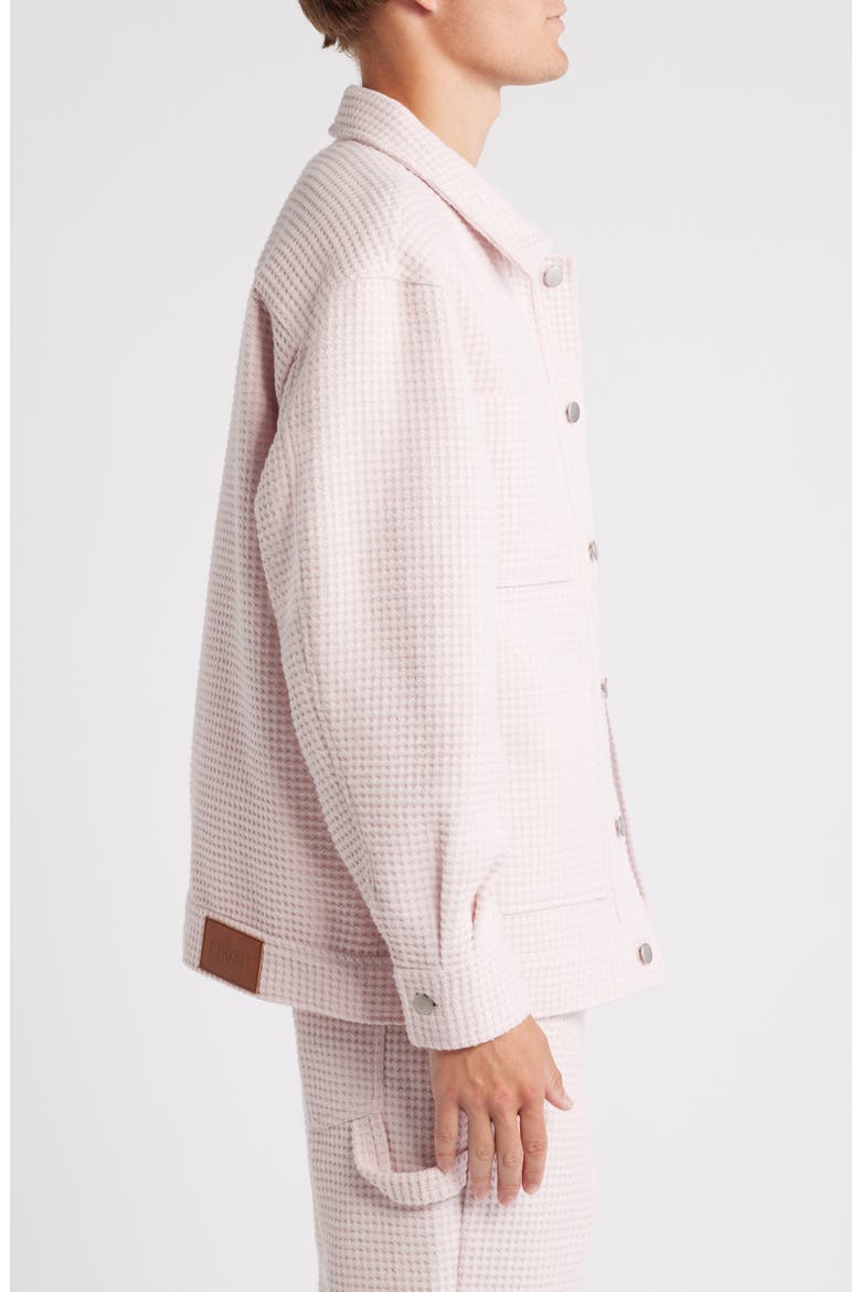 Waffle Weave Work Jacket, Alternate, color, LIGHT LILAC