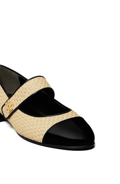 Tory Burch Cap Toe Mary Jane Pump In Black