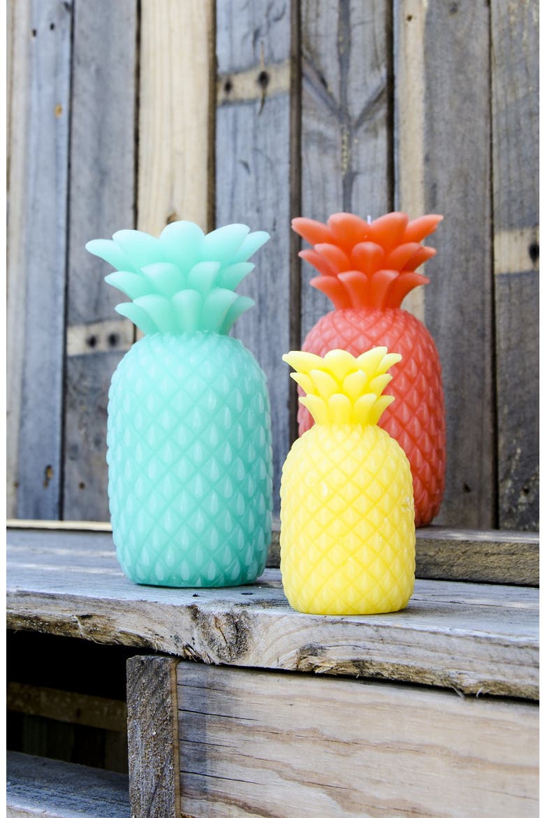'Pineapple' Citronella Candle, Alternate, color, SEA FOAM