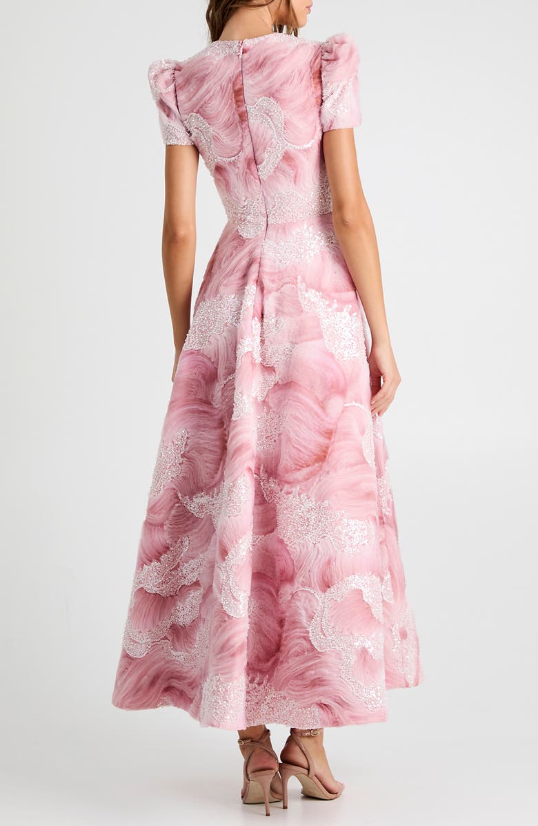 HELSI Eleanor Sequin Fit & Flare Cocktail Dress, Alternate, color, Rose Pink