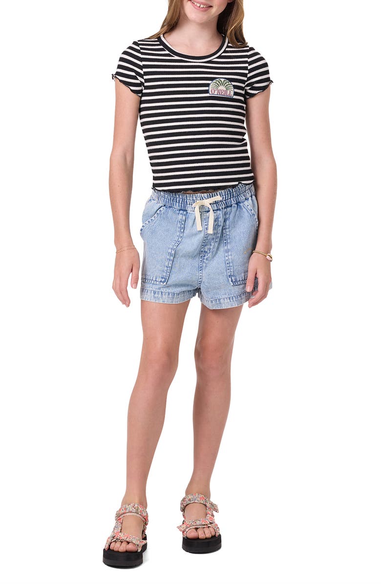 O'Neill Kids' Merrit Stripe T-Shirt, Alternate, color, Black