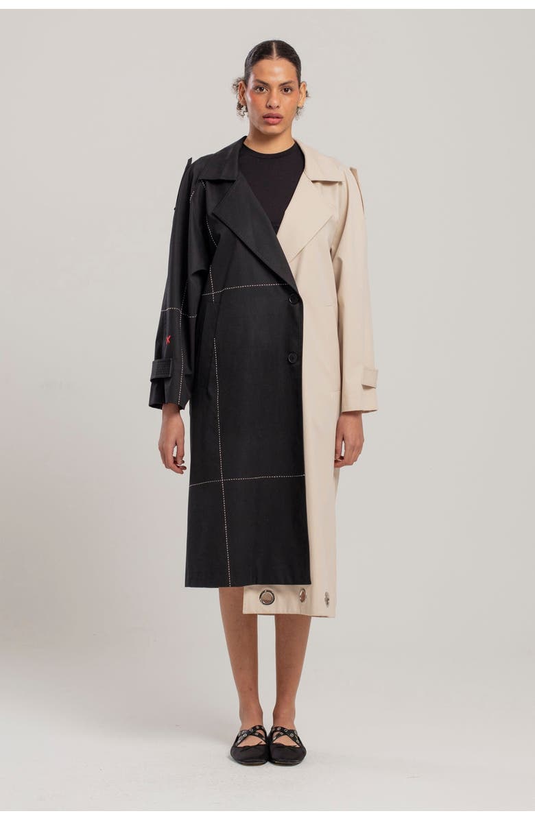 PCFG Free Heaven Multicolor Waterproof Trenchcoat, Alternate, color, M Color