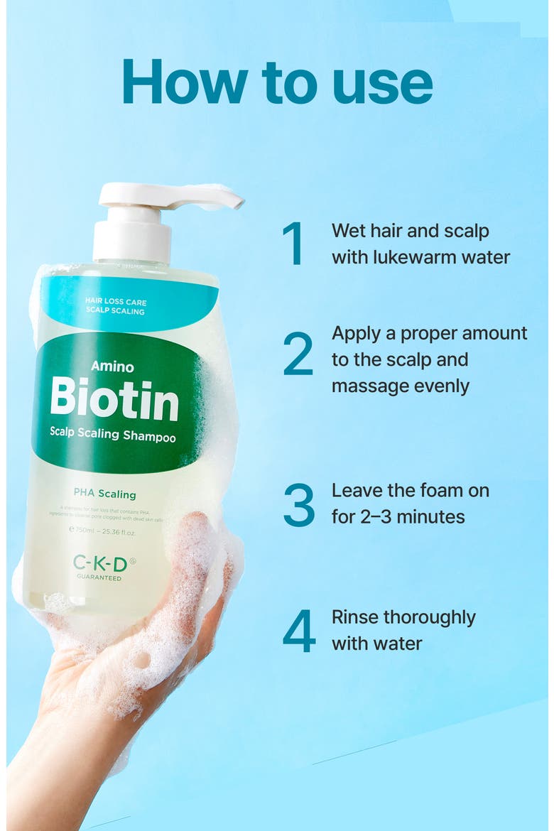 Amino Biotin Scalp Scaling Shampoo, Alternate, color, NO COLOR