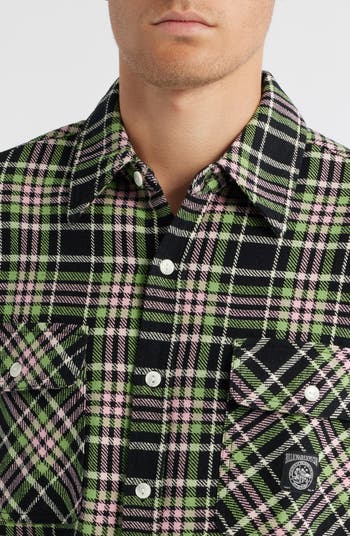 BB Club Plaid Button-Up Shirt