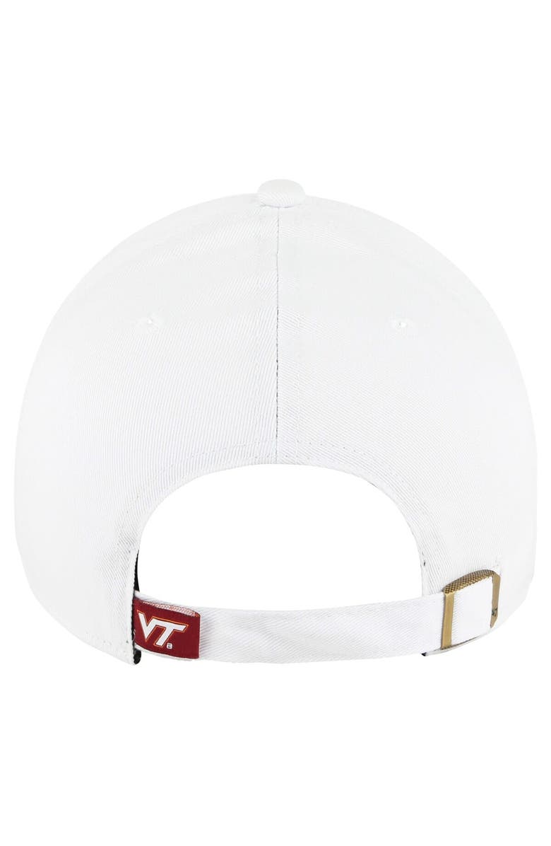 '47 Women's '47 White Virginia Tech Hokies Pensacola Clean Up Adjustable Hat, Alternate, color, White