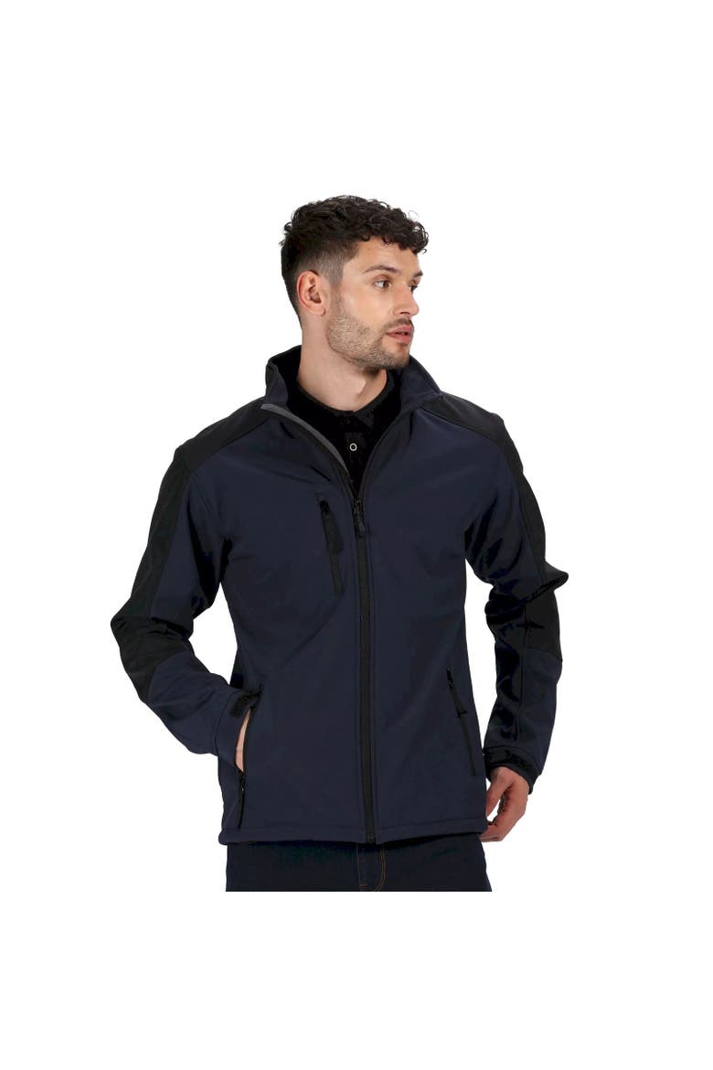 Reid Softshell Wind Resistant Water Repellent Jacket, Alternate, color, Navy Blue
