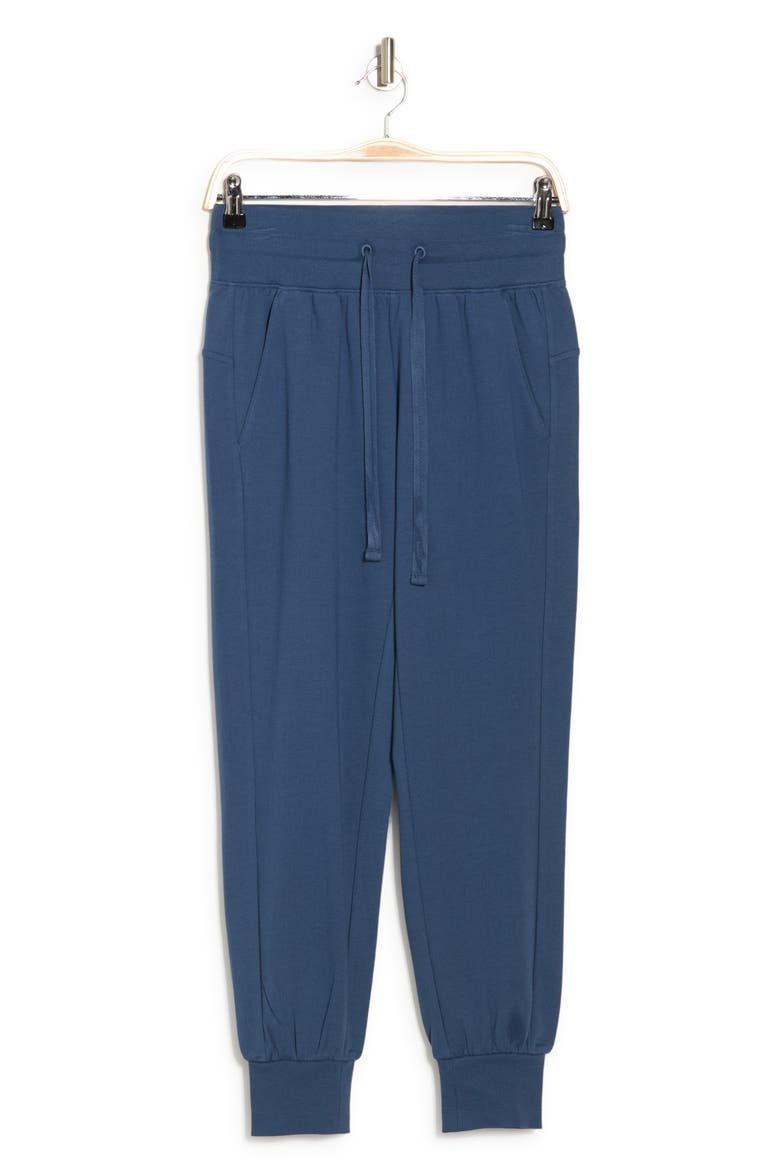 Replay Slim Fleece Joggers, Alternate, color, NAVY DENIM
