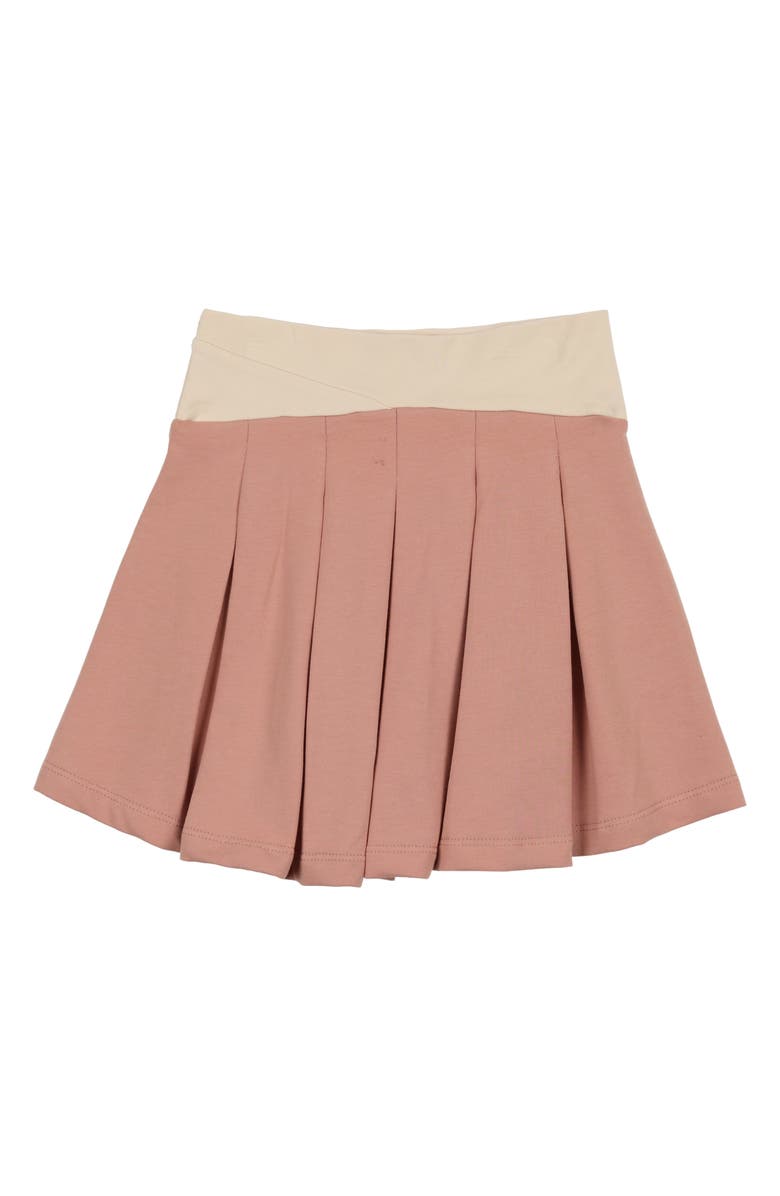Manière Kids' Tennis Club Cotton Blend Skirt, Main, color, Mauve