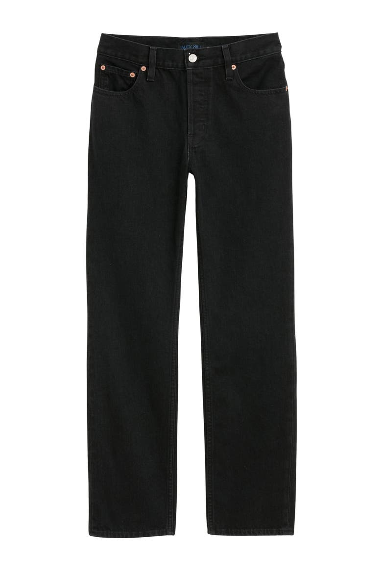 Jane Mid Rise Straight Leg Jeans, Alternate, color, REYKJAVIK WASH