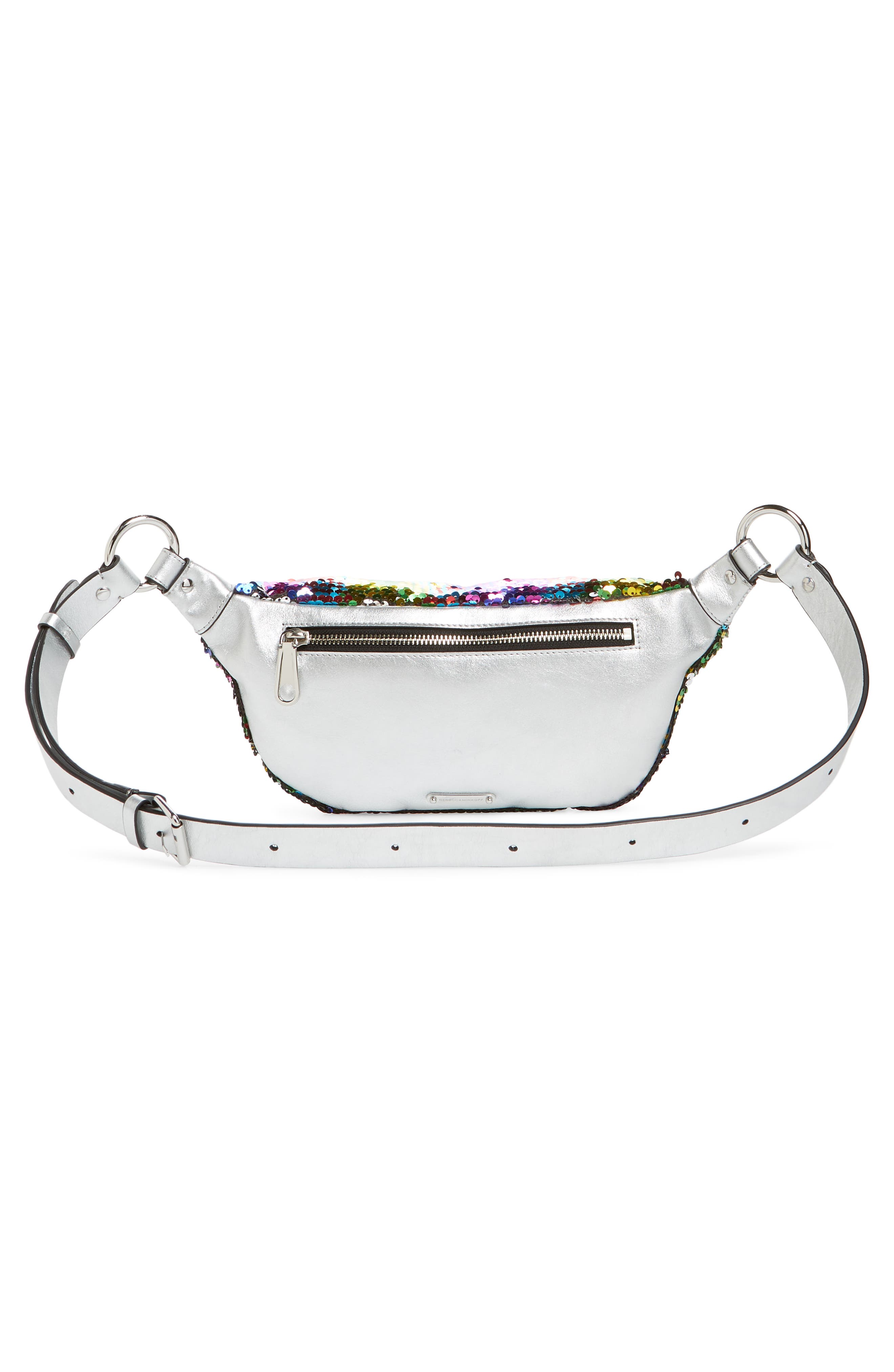 Rebecca Minkoff Sequin Belt Bag, Alternate, color, 
