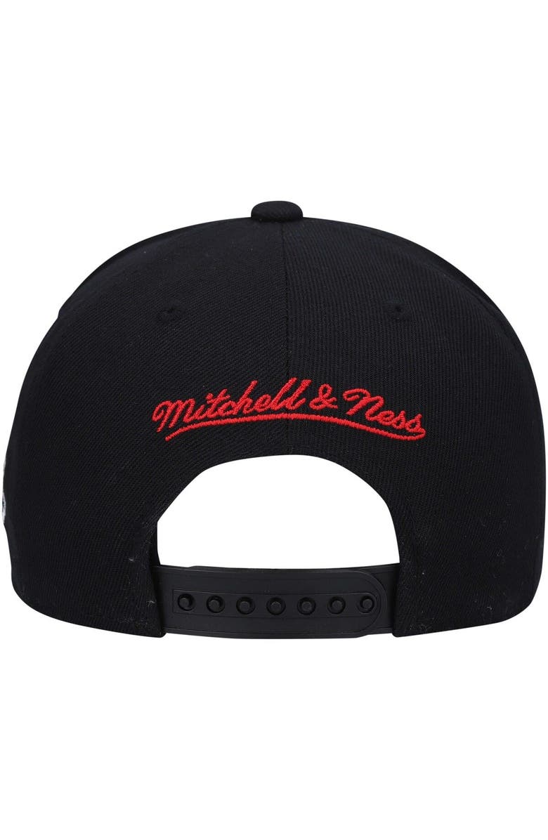 Mitchell & Ness Youth Mitchell & Ness Black/Red Kansas City Chiefs Team Script Snapback Hat, Alternate, color, Black