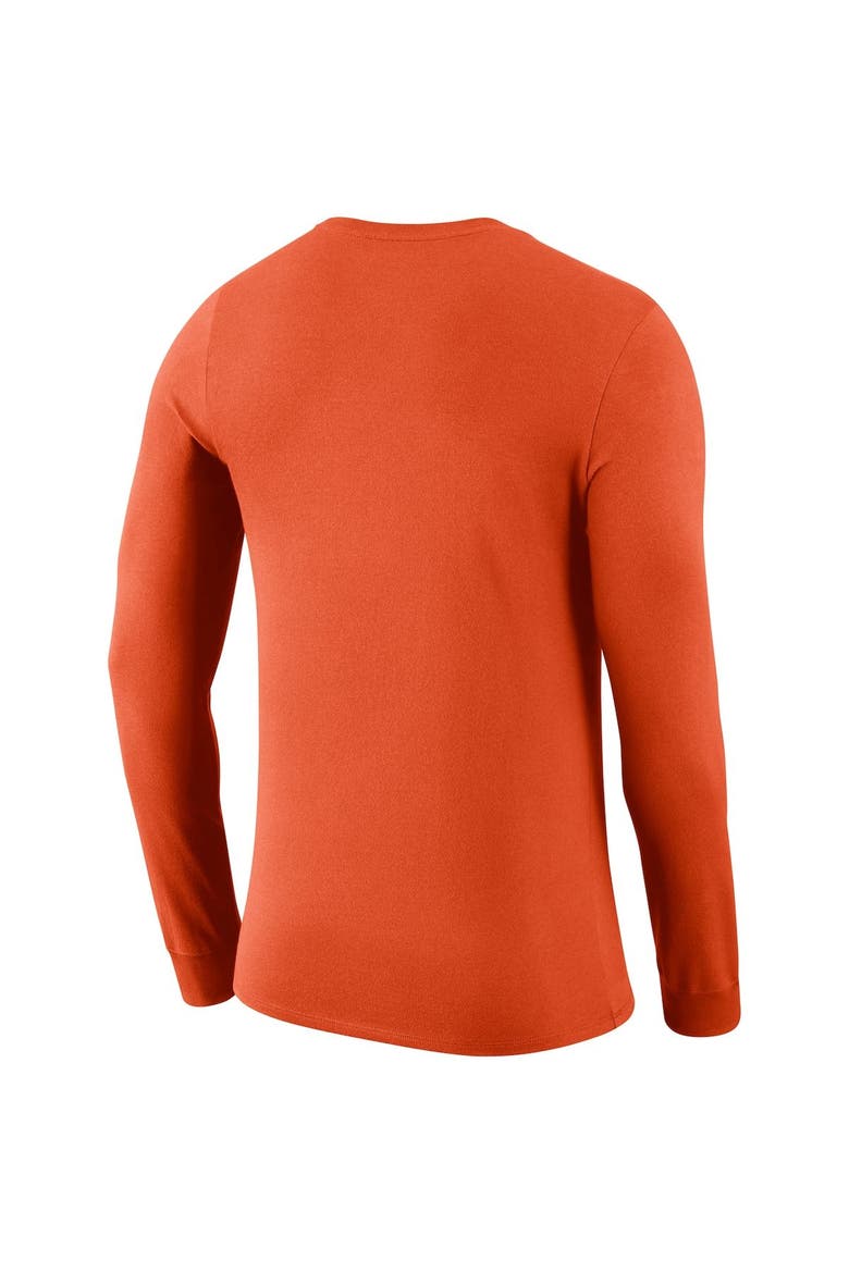 Men's Nike Orange Clemson Tigers Local Mantra Performance Long Sleeve T-Shirt, Alternate, color, Orange