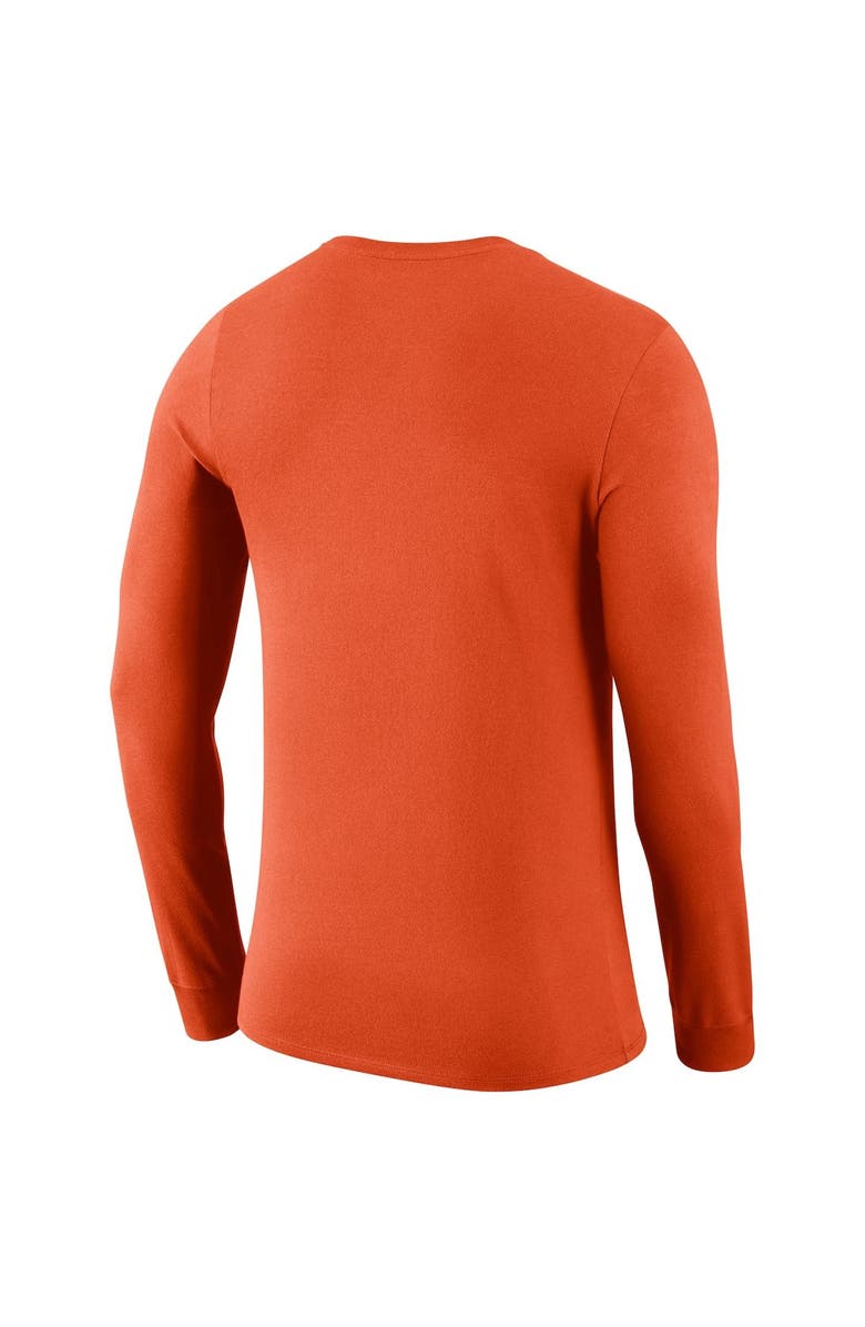 Nike Men's Nike Orange Clemson Tigers Local Mantra Performance Long Sleeve T-Shirt, Alternate, color, 
